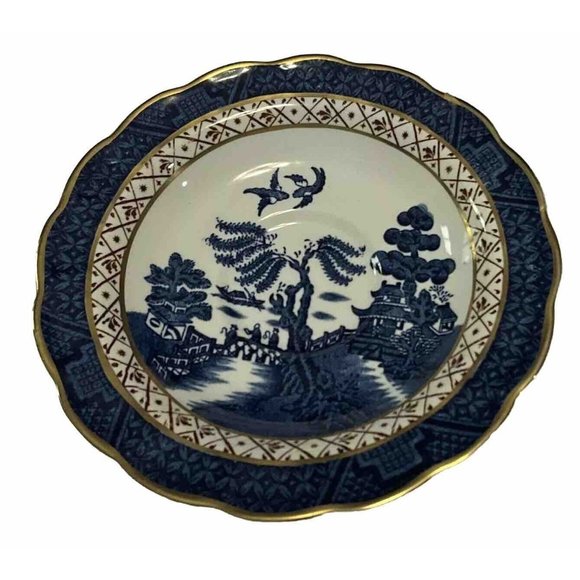 Cup & Saucer Set Real Old Willow by Booths with Gold Trim - Picture 4 of 7